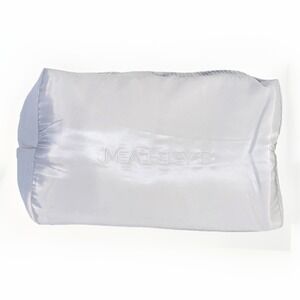 BRAND NEW Maelys Cosmetic Travel Bag Case White Pink Zipper Closure Makeup Pouch